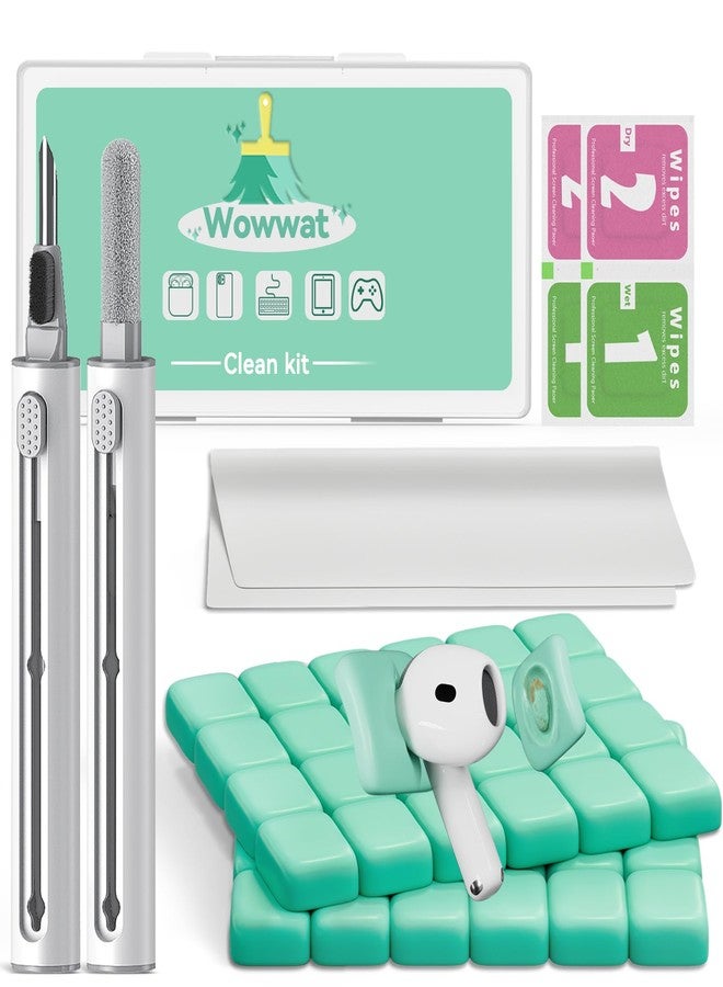 Wowwat for Airpods Cleaner Kit,Bluetooth Earbuds 3 in 1 Multi-Function Cleaning Pen and Cleaning Putty,for Airpods Pro Phone Charging Port,Earbuds,Headphone, iPod,Case,iPhone,ipad,Laptop - Image 1